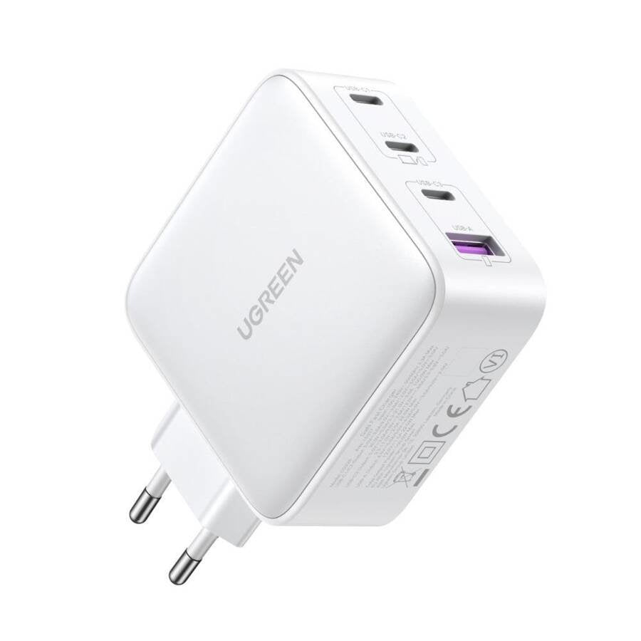 Ugreen Usb-A+3xusb-C 100w Gan Tech Fast Wall Charger Eu White