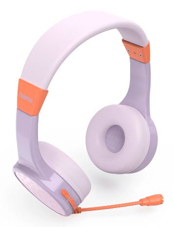 Auriculares Hama Teens Guard Ii Con Microfono Omnidireccional - Bluetooth - Rango 10m - Diadema Ajustable - Asistente