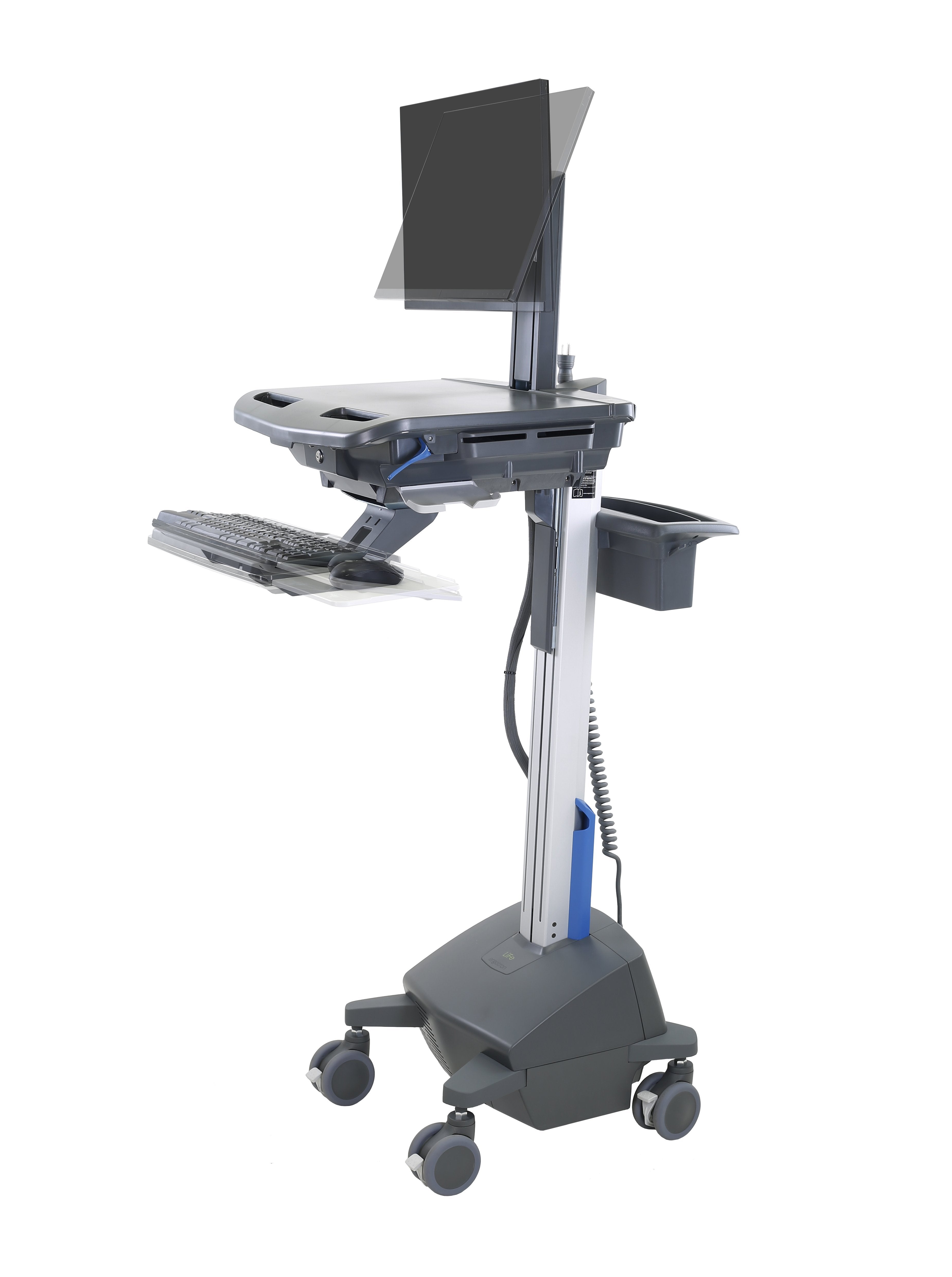Ergotron Styleview, Cart, Lcd, Pivot, Life, Powered, Eu Sau-Eu, Dark, Grey