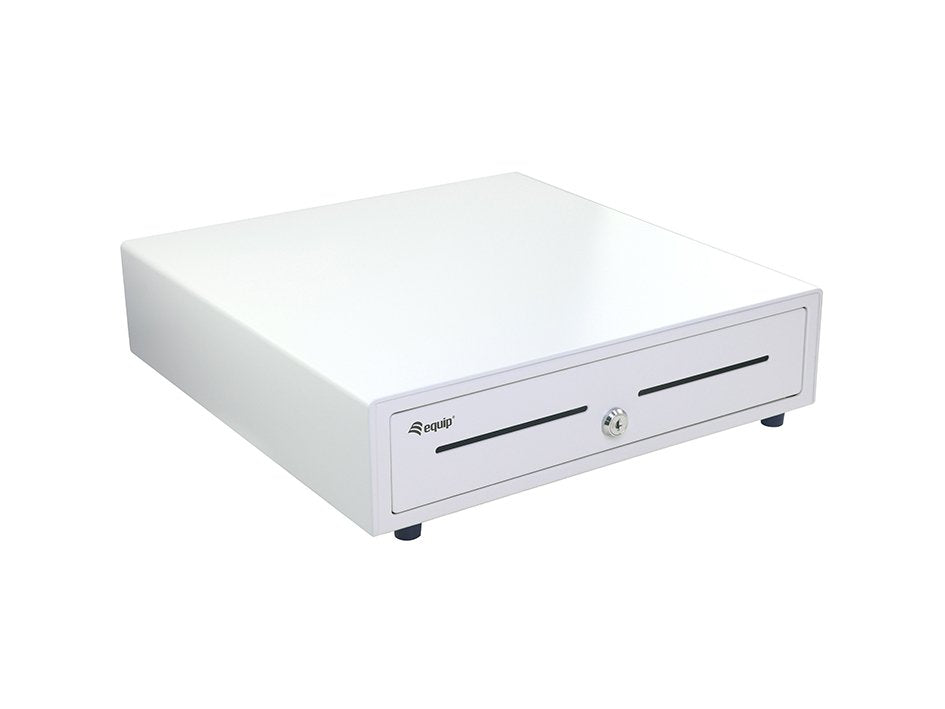 Tpv Cajon Portamonedas Equip Apertura Manual Y Automatica Conector Rj11 Color Blanco