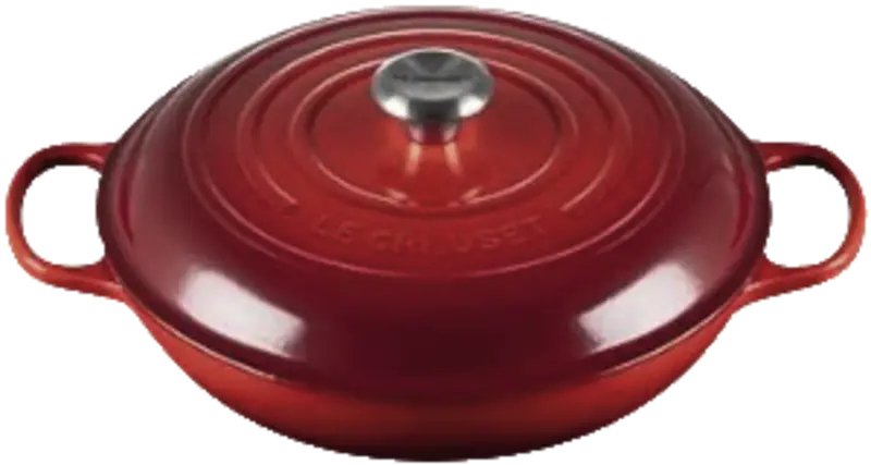 Le Creuset Signature Cast Iron Shallow Casserole Cherry Rojo (21180300602430)