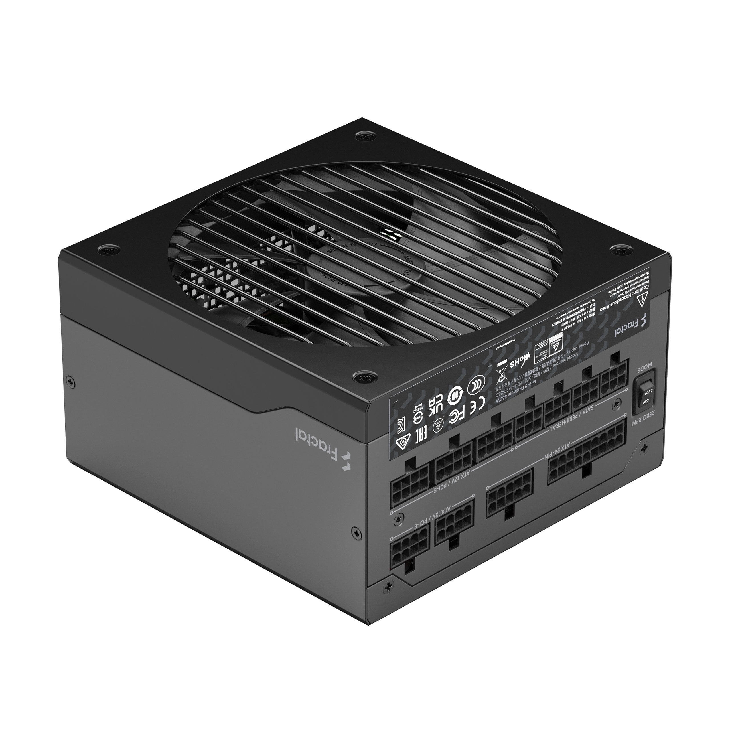 Fuente De Alimentacion Fractal Design Ion+ 2 Platinum 860w, Para Pc Fd-P-Ia2p-860-Eu