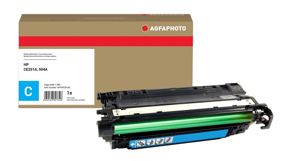 EAN 4250164827326 - AgfaPhoto APTHP251AE cartucho de tóner 1 pieza(s) Compatible Cian imagen 1
