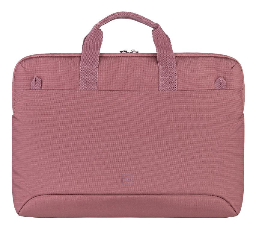 Tucano Smilza Maletin Portatil 15,6" - Tamaño Slim - Sistema Anti-Choques - Mango Doble - Rosa