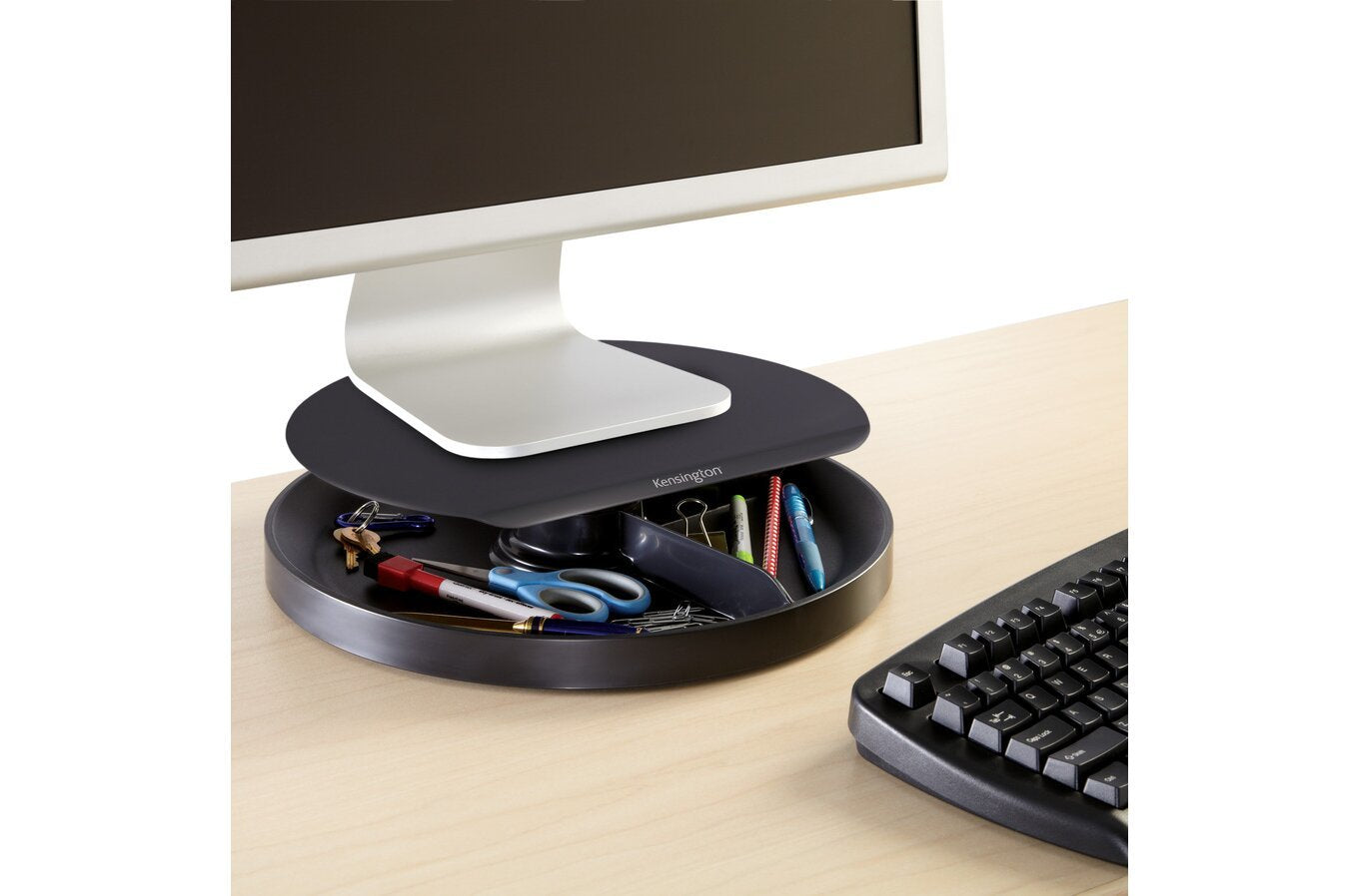 Kensington Smartfit Spin2 Soporte Monitor Giratorio Y Organizador Sobremesa