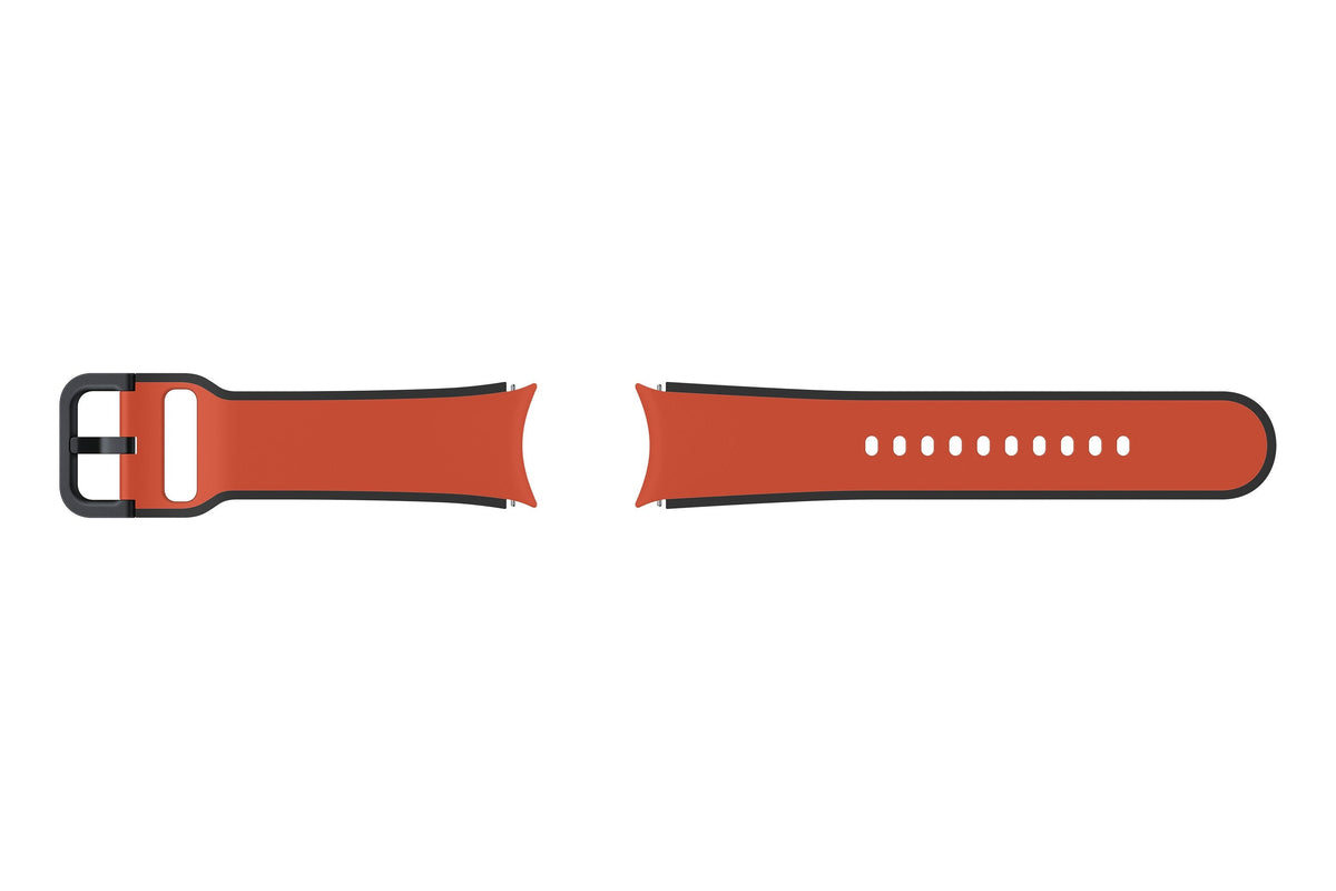 Et-Str90sre Samsung Galaxy Watch 4 4 Classic 5 5 Pro Dvoubarevný Sportovní Remínek 20mm S M Rojo
