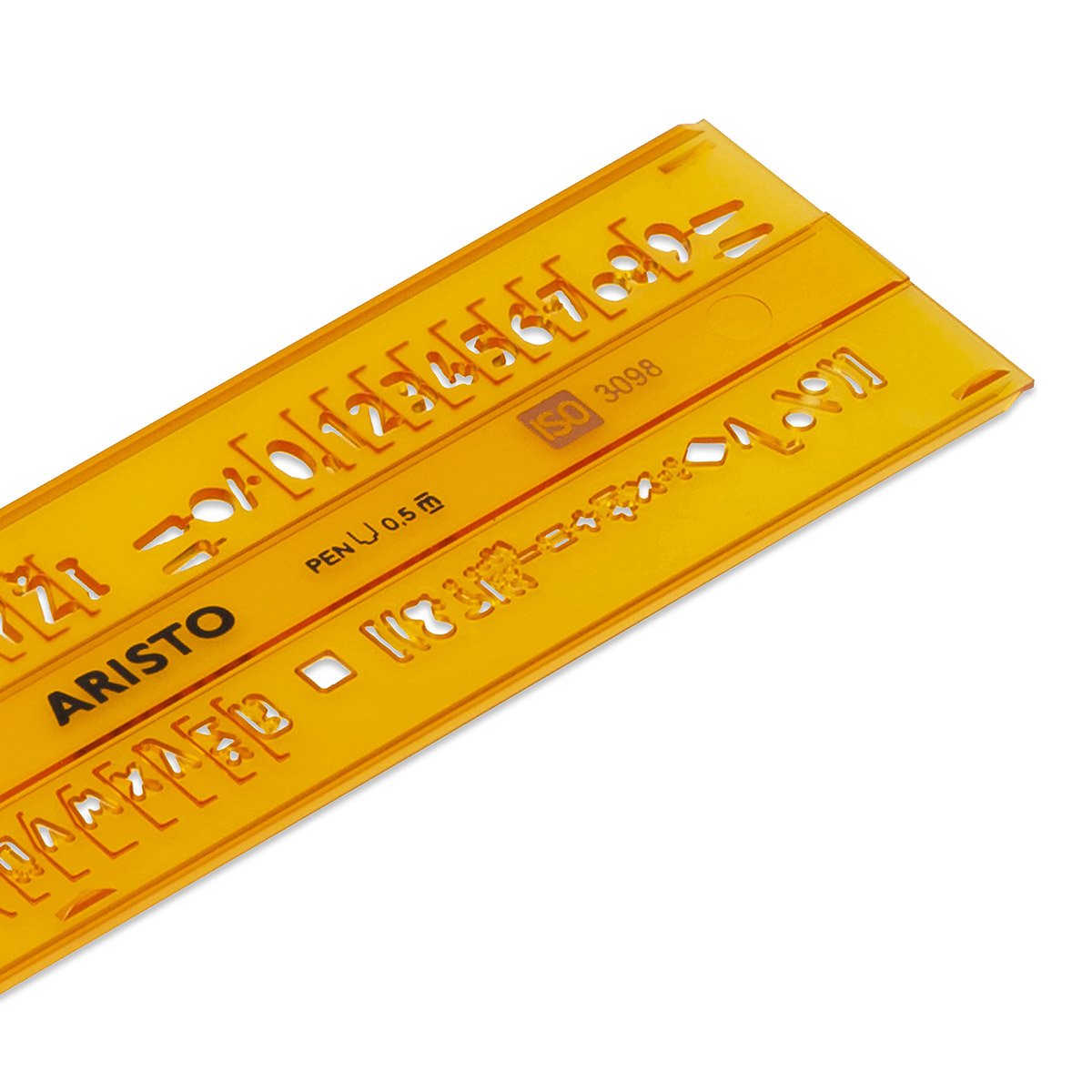 Arimo Schriftschablone Gerade 5 Mm Iso 3098-1 Din 6776