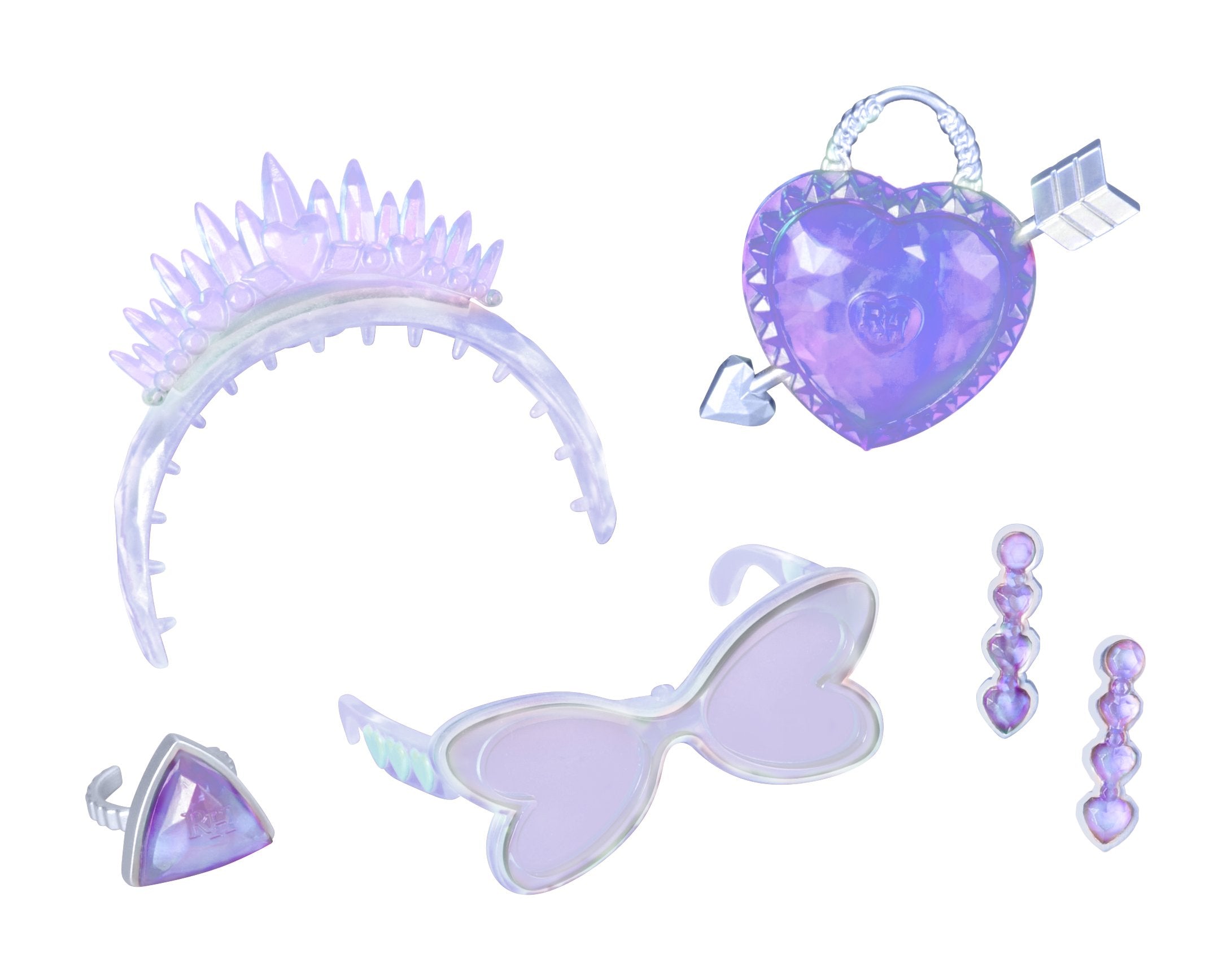 EAN 0035051121404 - Rainbow High Creative Crystals Fashion Doll- Violet imagen 6