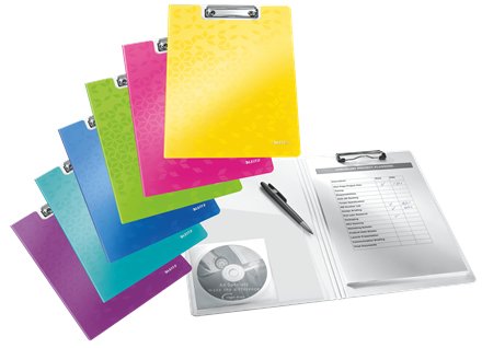 Leitz Carpeta Miniclip Wow A4 Polyfoam Con Tapa Verde