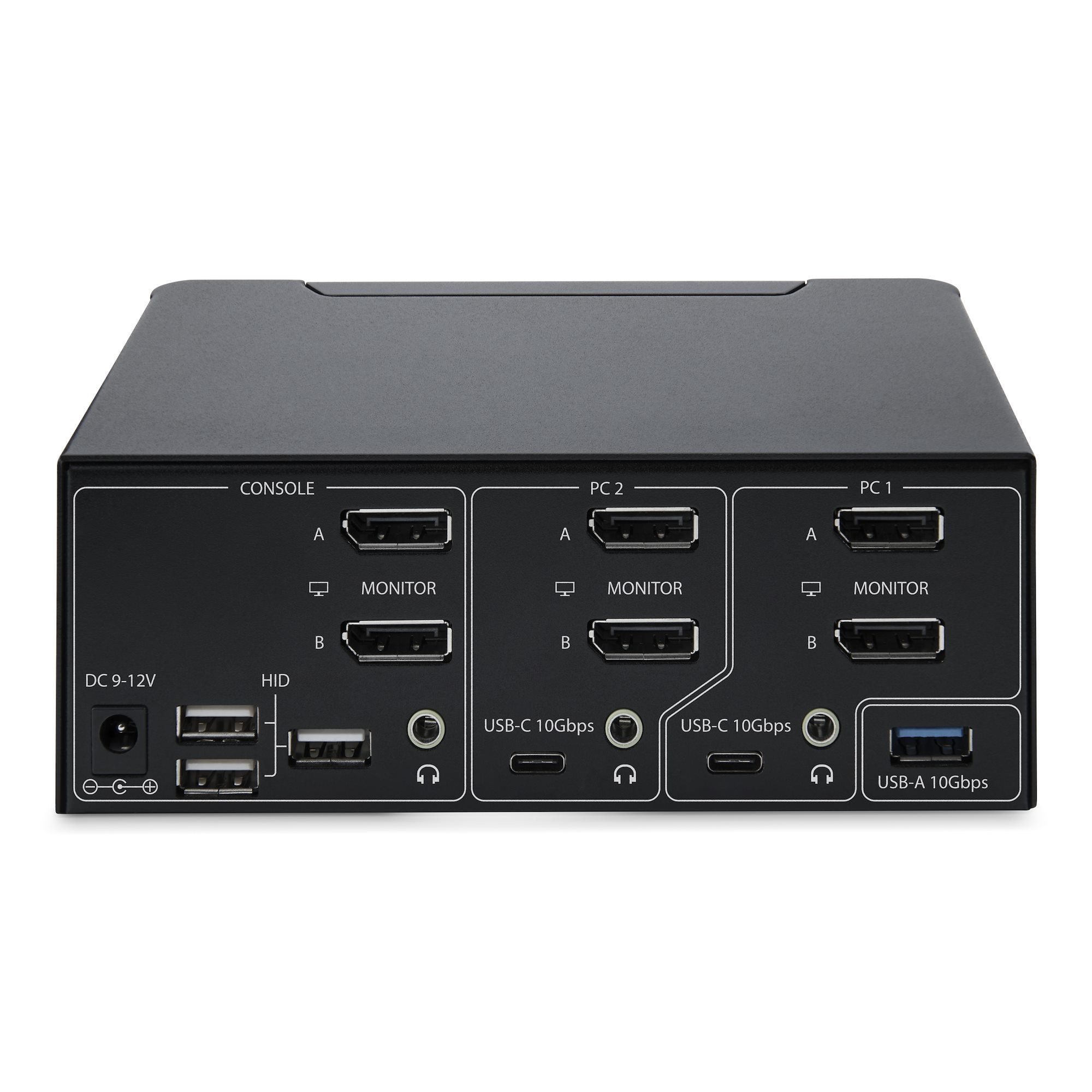 Startech.Com 2-Port Dual-Monitor Displayport Kvm Switch Dp 1.4 8k 60hz 4k 144hz 2x Usb 3.2 10gbps Ports Kvm Umschalter