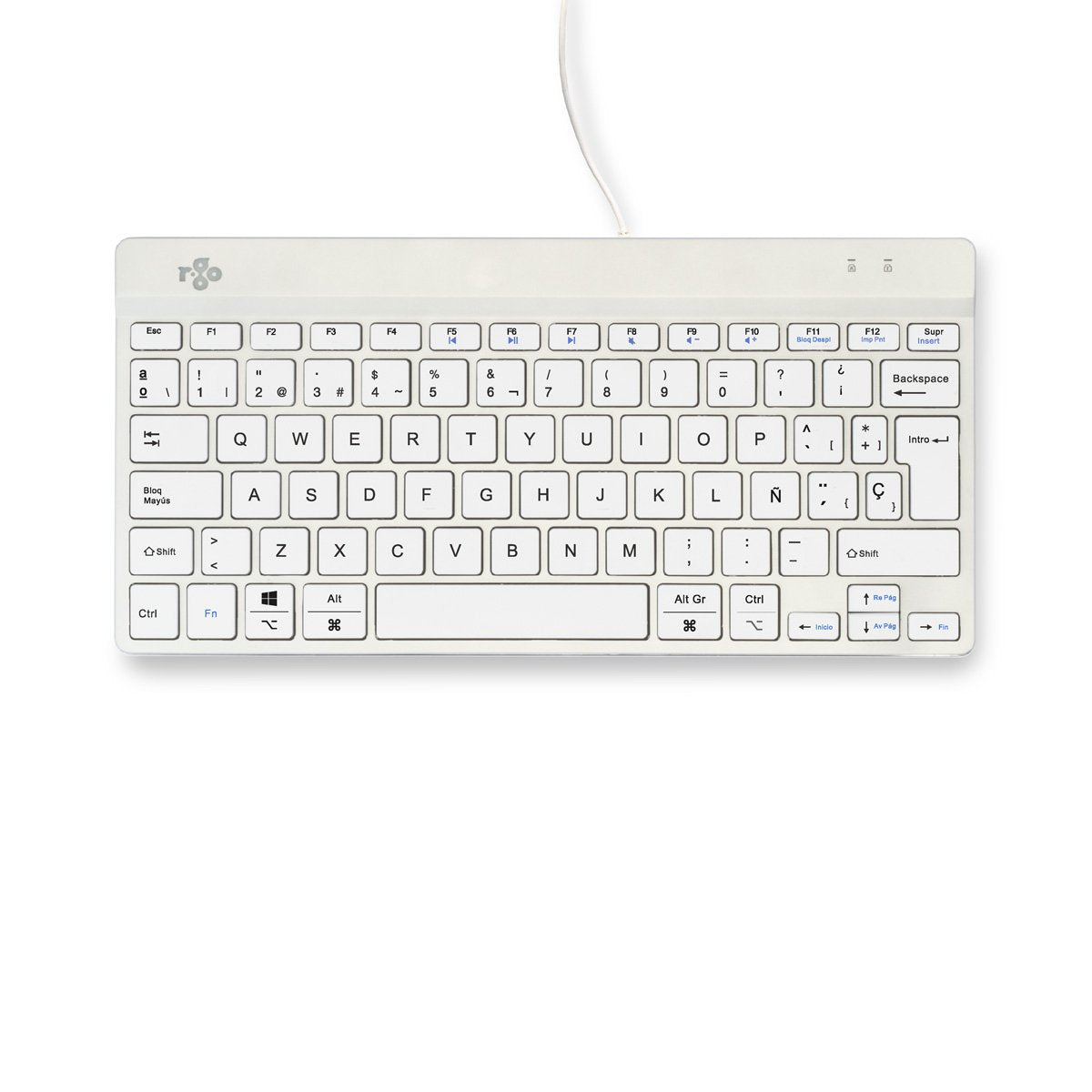 EAN 8719274492221 - R-Go Tools RGOCOESWDWH teclado Universal USB Español imagen 3
