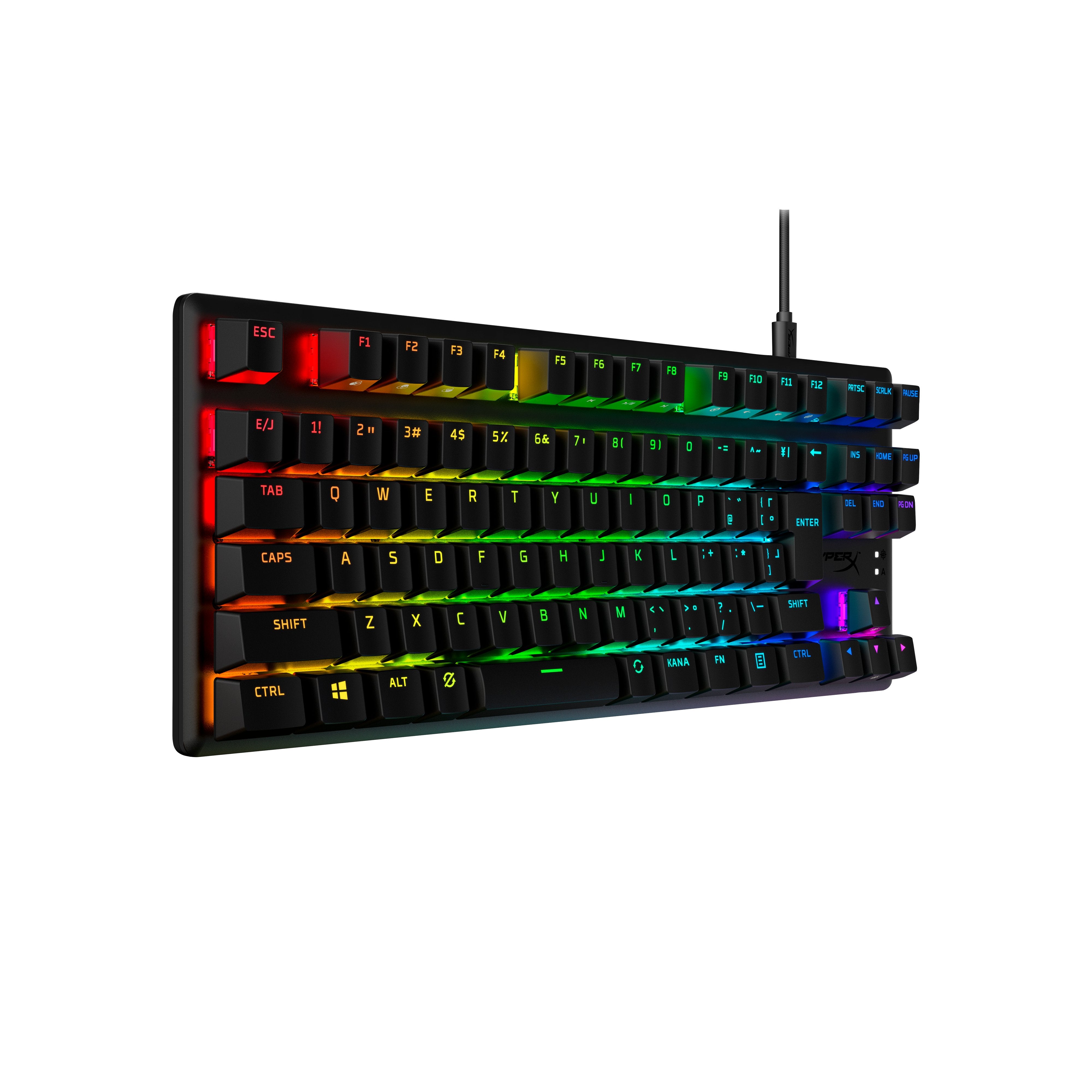 EAN 0196548062249 - HyperX Alloy Origins Core PBT HX Red Gaming Keyboard teclado Juego USB Negro imagen 16