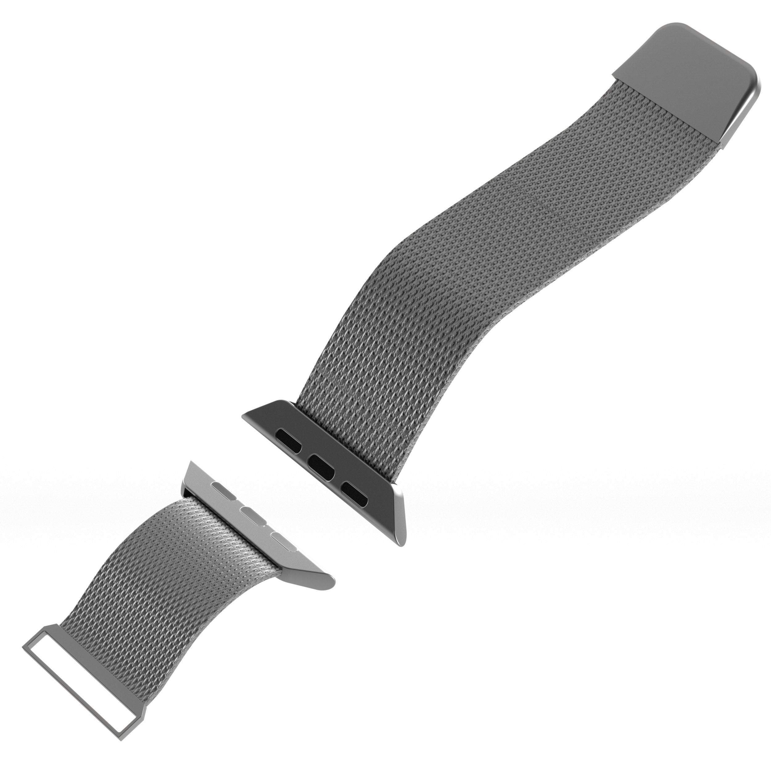 Puro Milanese Magnetic Band - Pasek Ze Stali Nierdzewnej Do Apple Watch 38/40/41 Mm (Srebrny)