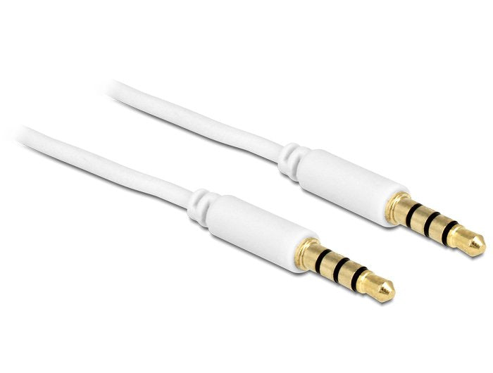 EAN 4043619834402 - DeLOCK 83440 cable de audio 1 m 3,5mm Blanco imagen 1