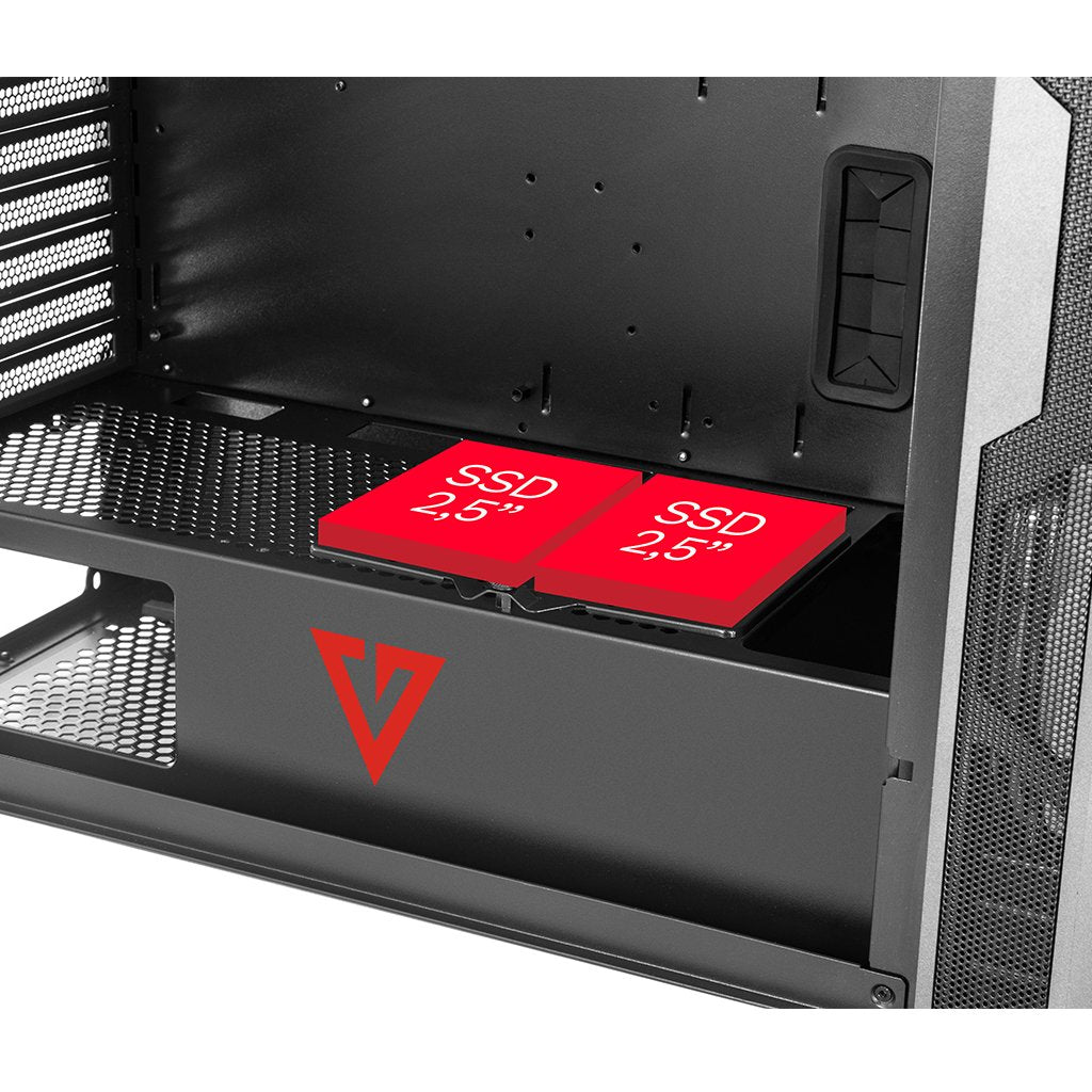 Caja Pc Modecom Atx Volcano Amirani Negra