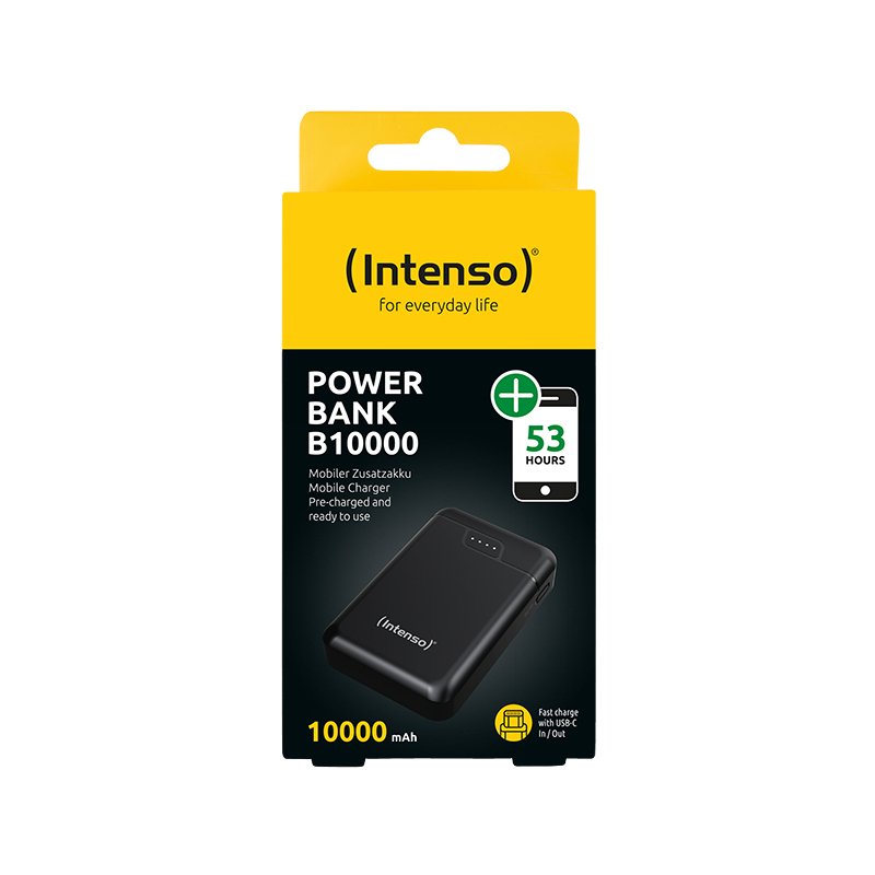 EAN 4034303037513 - Intenso B10000 Polímero de litio 10000 mAh Negro imagen 2