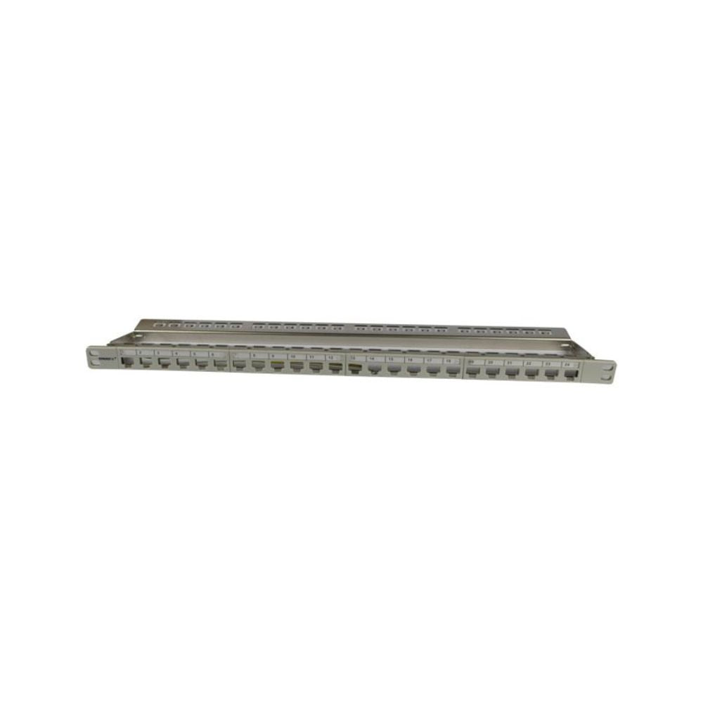 Keymone,Modulträger, 19\"Patchpanel Para 24xtp-Modul, 0.5he, Lichtgris