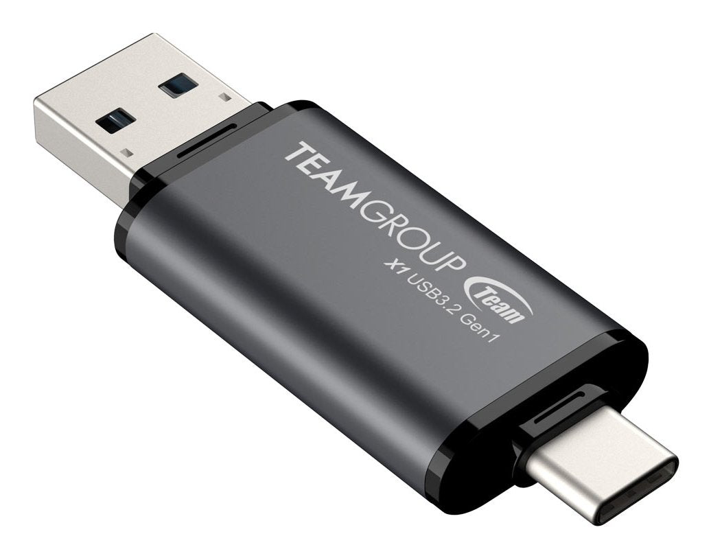 EAN 4711430803746 - Team Group X1 USB 3.2 Gen1 unidad flash USB 128 GB USB Type-A / USB Type-C 3.2 Gen 1 (3.1 Gen 1) Negro, G imagen 3