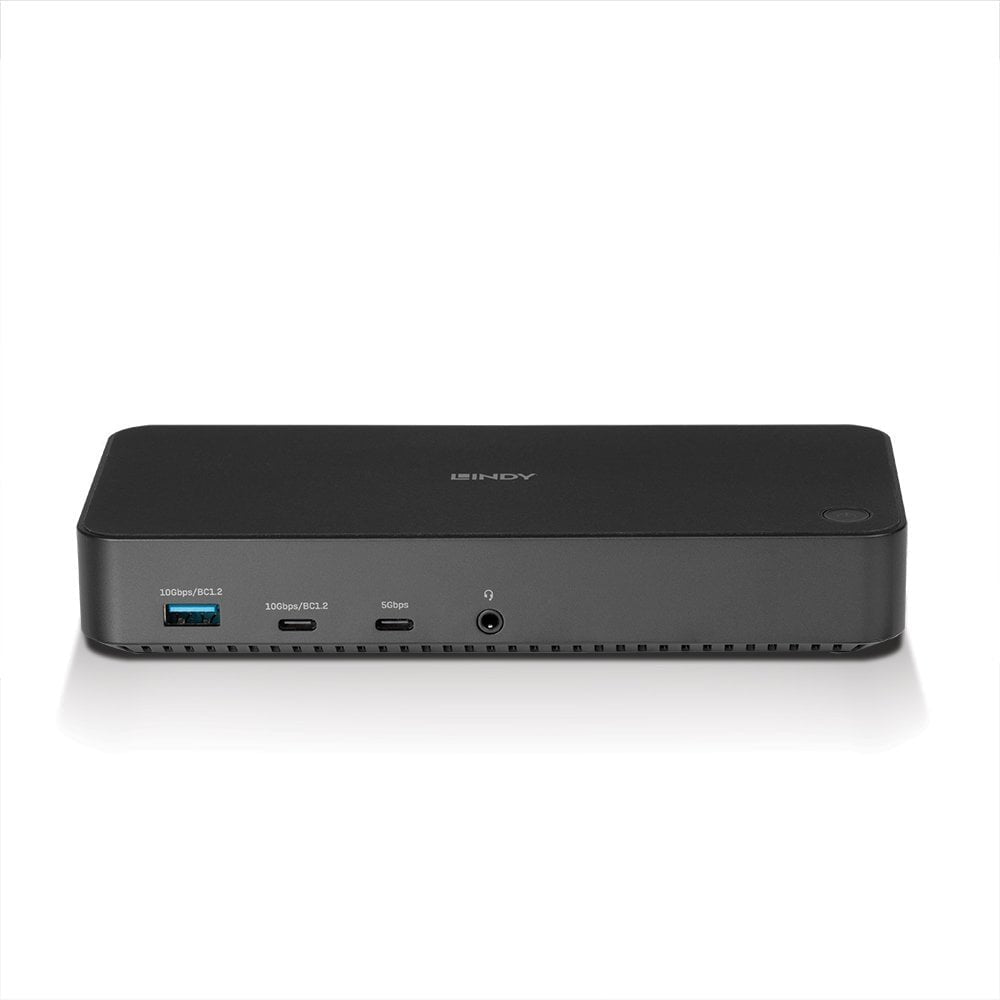 Lindy Dst-Pro Universal Acoplamiento Usb 3.2 Gen 2 (3.1 Gen 2) Type-C Negro