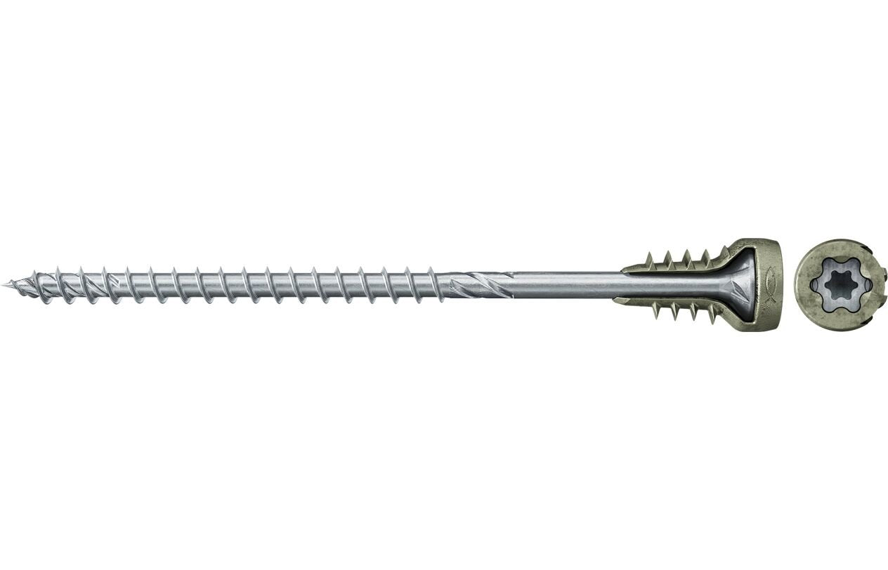Tornillo De Ajuste Fischer Fafs 5.0 X 90 Tx25 100 Piezas 558880