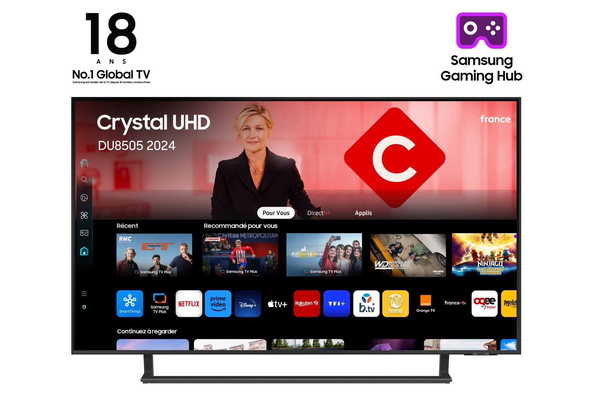 Teleevisor  Samsung 50" Tu50du8505k 4k Ultra Hd Smart Tv Wifi Gris
