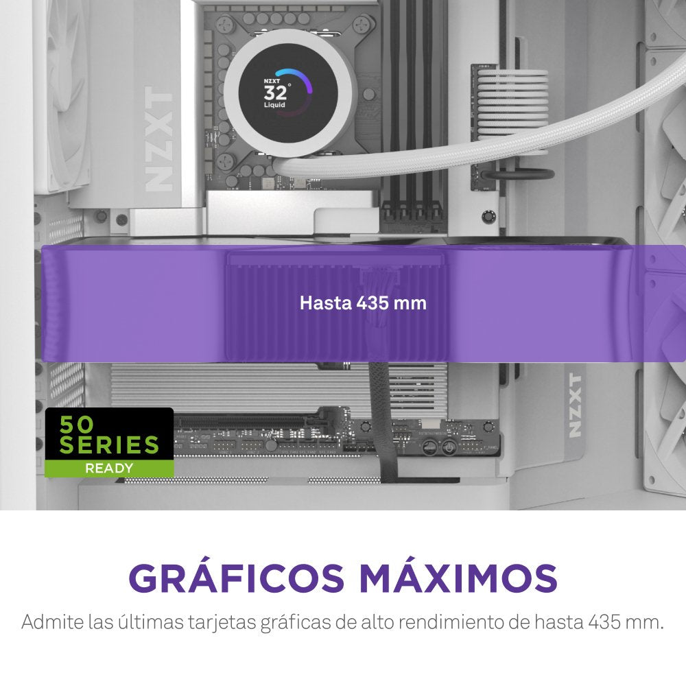 EAN 5056547207636 - NZXT H9 Flow Midi Tower Blanco imagen 5