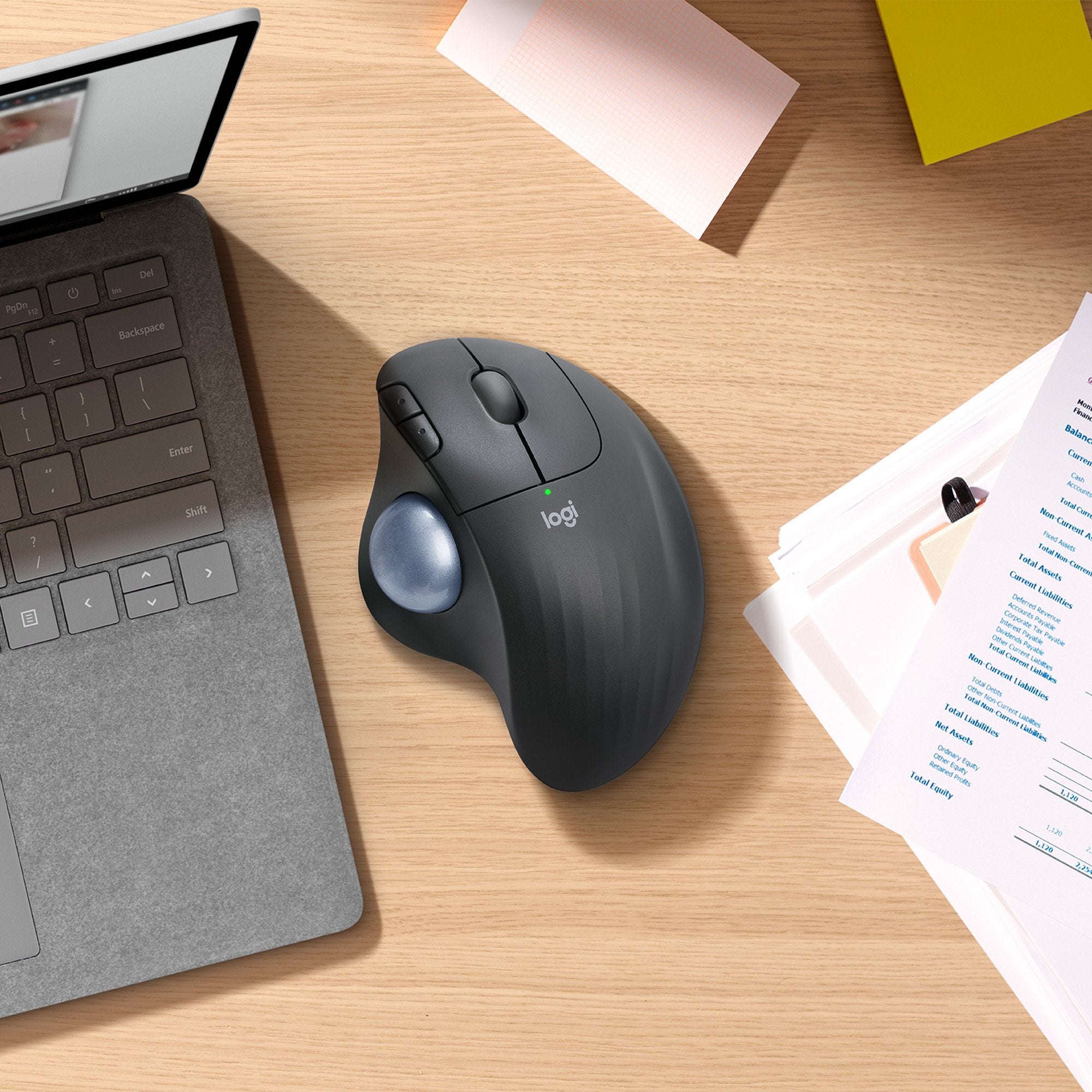 EAN 5099206092273 - Logitech 910-005872 ratón Oficina mano derecha RF Wireless + Bluetooth Trackball 2000 DPI imagen 11