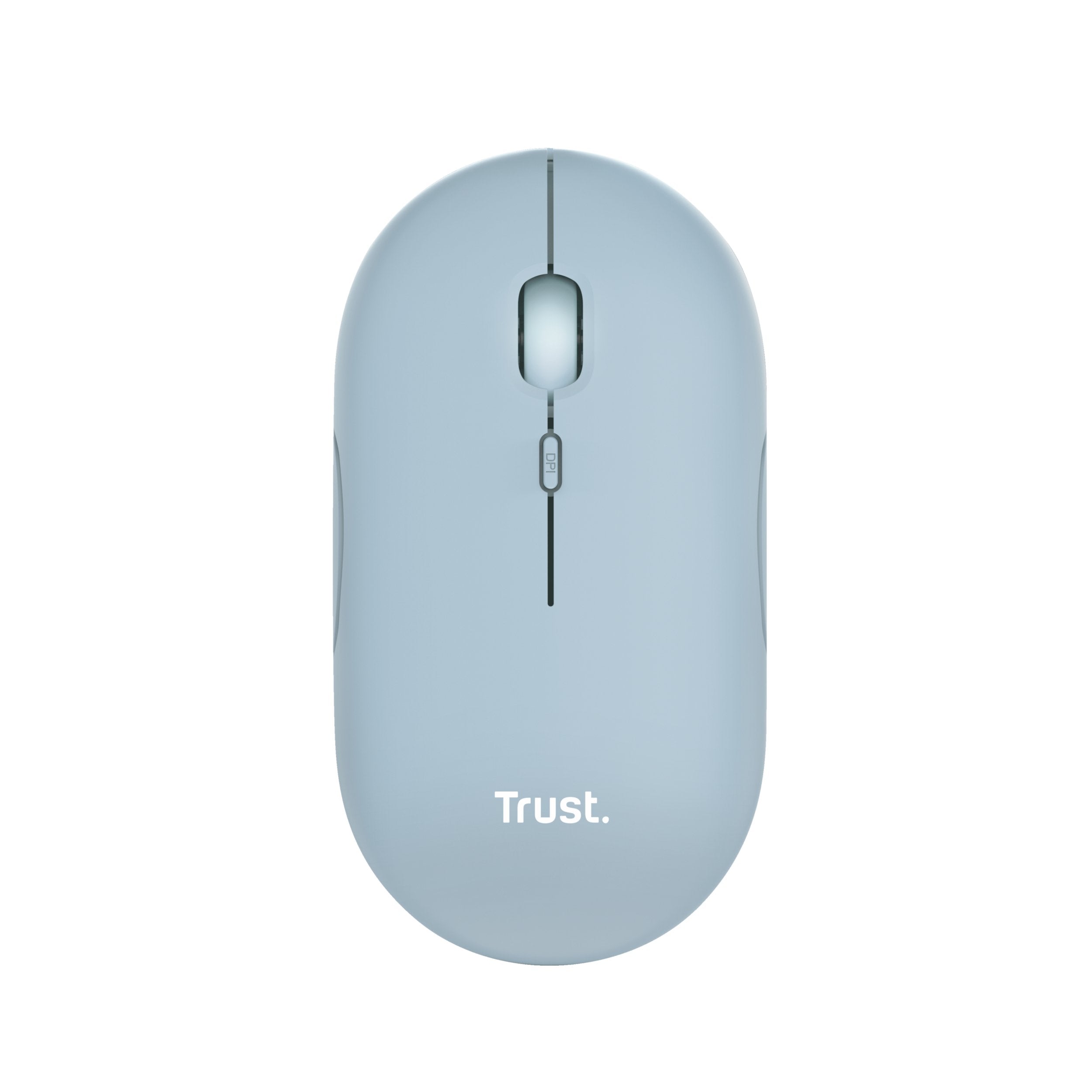 Ratón Inalámbrico Por Bluetooth Trust Puck Batería Recargable Hasta 1600 Dpi Azul