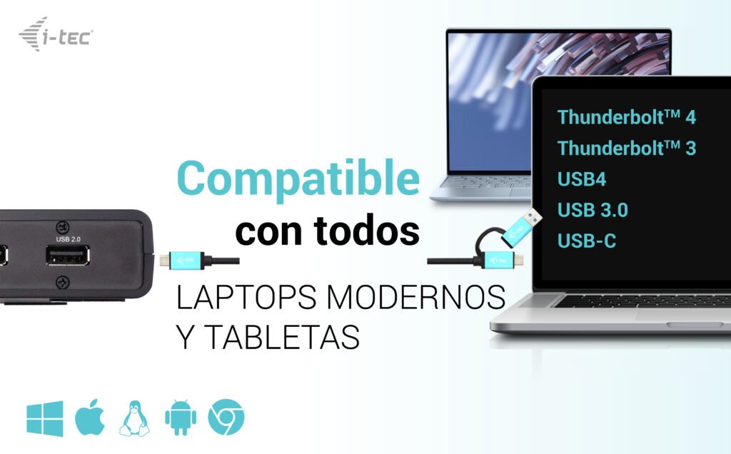 EAN 8595611706295 - i-tec CADUALHDMIDOCKPD base para portátil y replicador de puertos Alámbrico USB 3.2 Gen 1 (3.1 Gen 1) Typ imagen 5