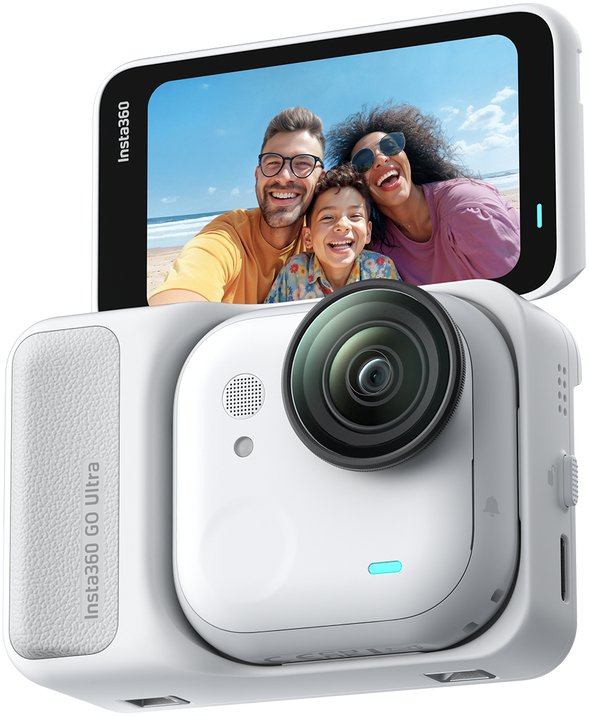 Videocámara Deportiva  Insta360 Go Ultra Creator Bundle Art White 4k