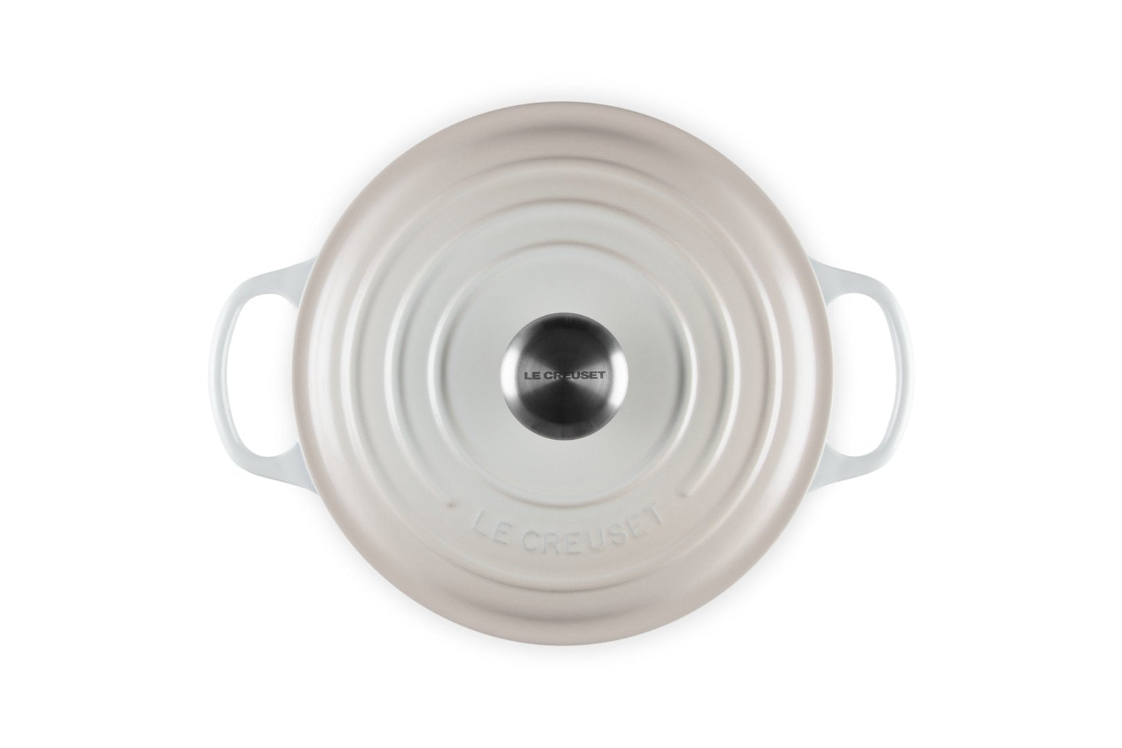 Le Creuset Signature Roaster Round 24cm Meringue (21177247164430)