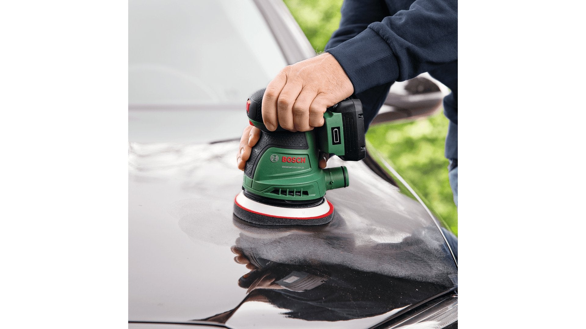 EAN 4053423322507 - Bosch UniversalOrbit 18V-20 Lijadora orbital 23000 OPM Negro, Verde imagen 3