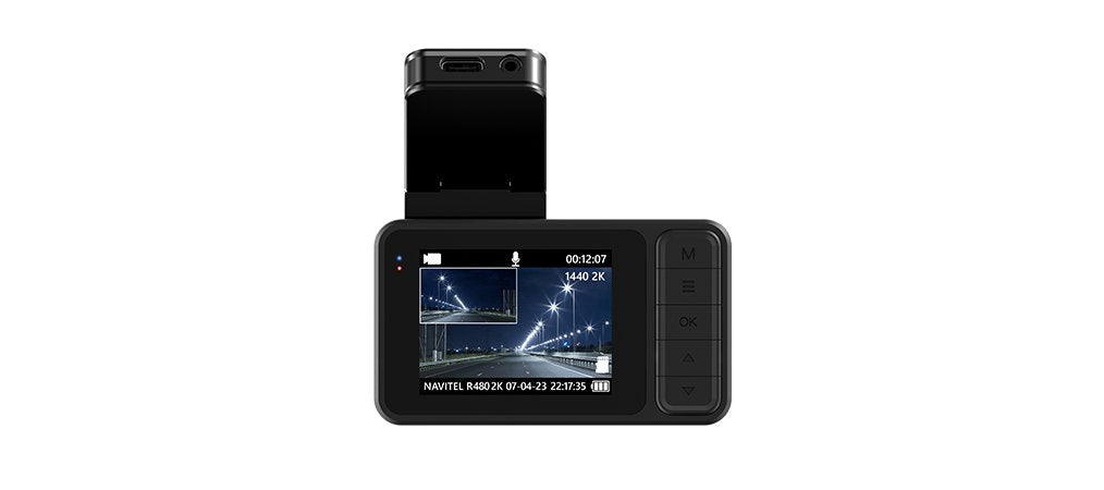 Cámara Navitel R480 2k  De Salpicadero Quad Hd Batería Negro