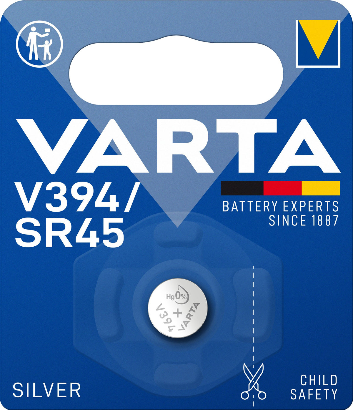 EAN 4008496336463 - Varta Primary Silver Button V394 Batería de un solo uso Óxido de níquel (NiOx) imagen 2