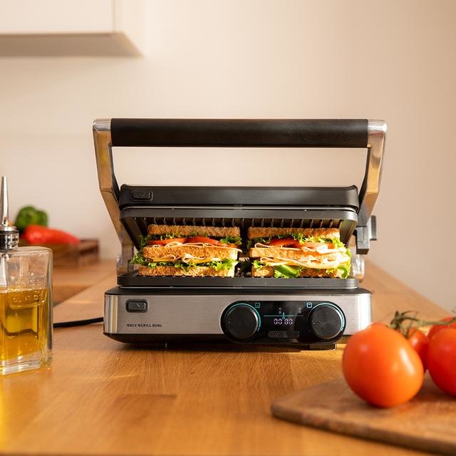 Parrilla Cecotec Rock Grill Dual 2000w