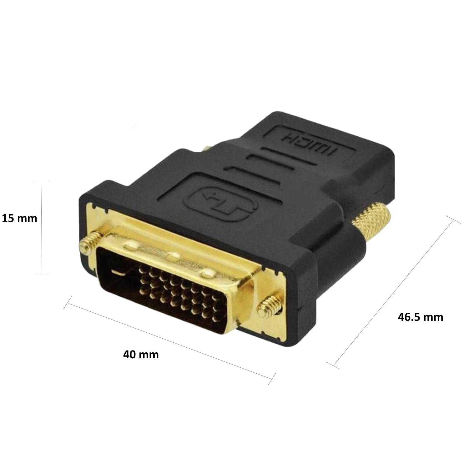 EAN 8056045870711 - Ewent EC1371 cambiador de género para cable DVI-D 24+1 HDMI Negro imagen 3