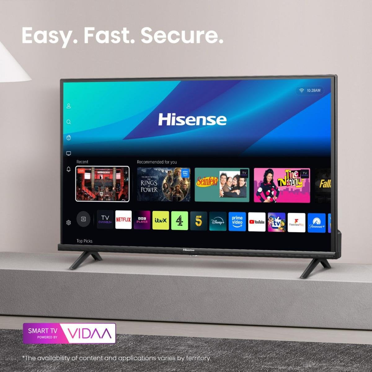 EAN 6942351418032 - Hisense 40A4Q 101,6 cm (40") Full HD Smart TV Wifi Negro 200 cd / m² imagen 9
