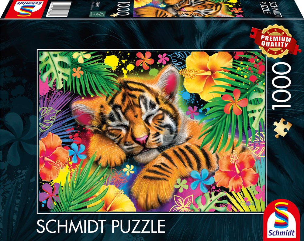 Schmidt Spiele Puzzle Cachorro Tigre 1000 Piezas 58889