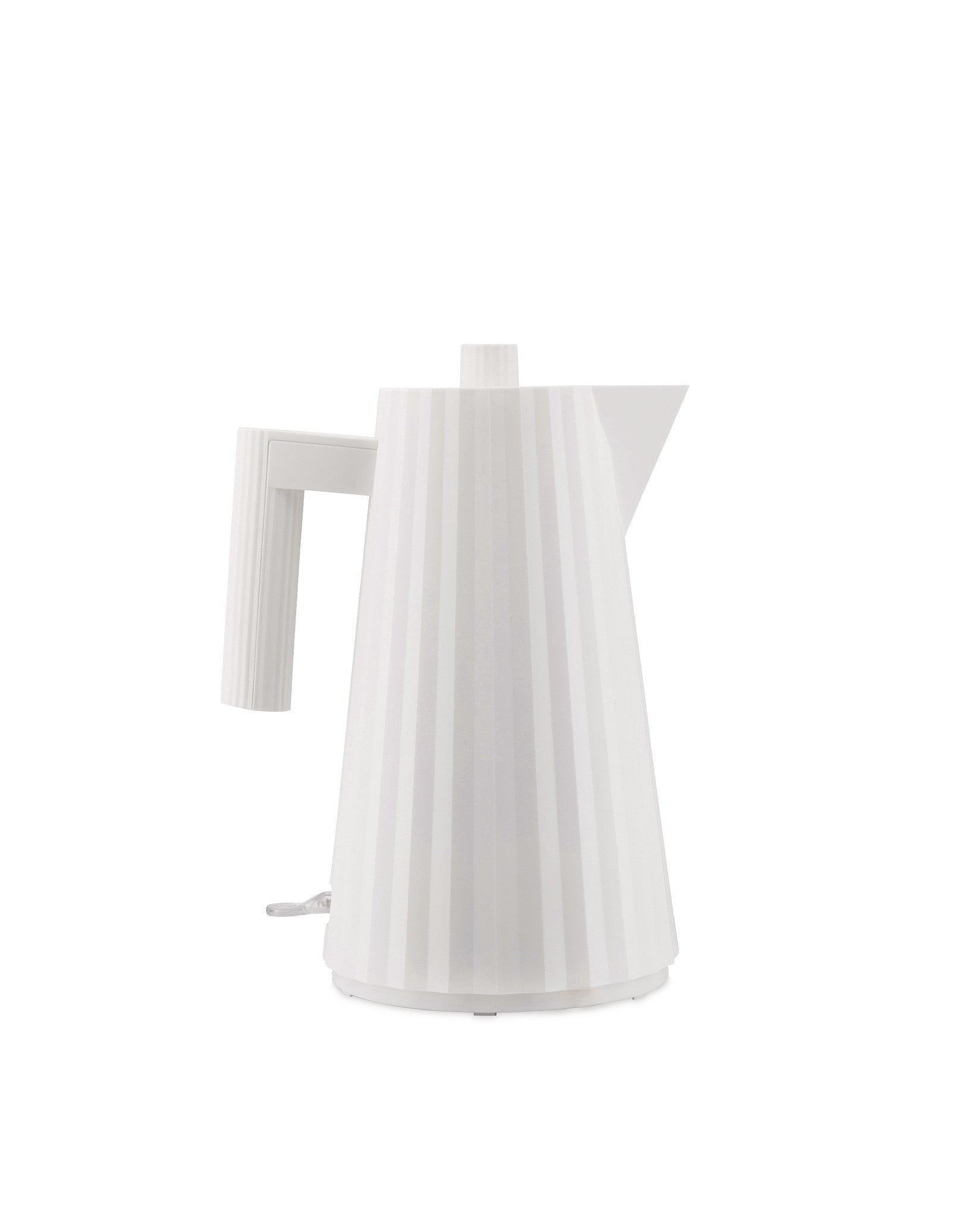 Alessi Mdl06 B Plissé Elektrischer Wasserkocher, Negro Euromacho