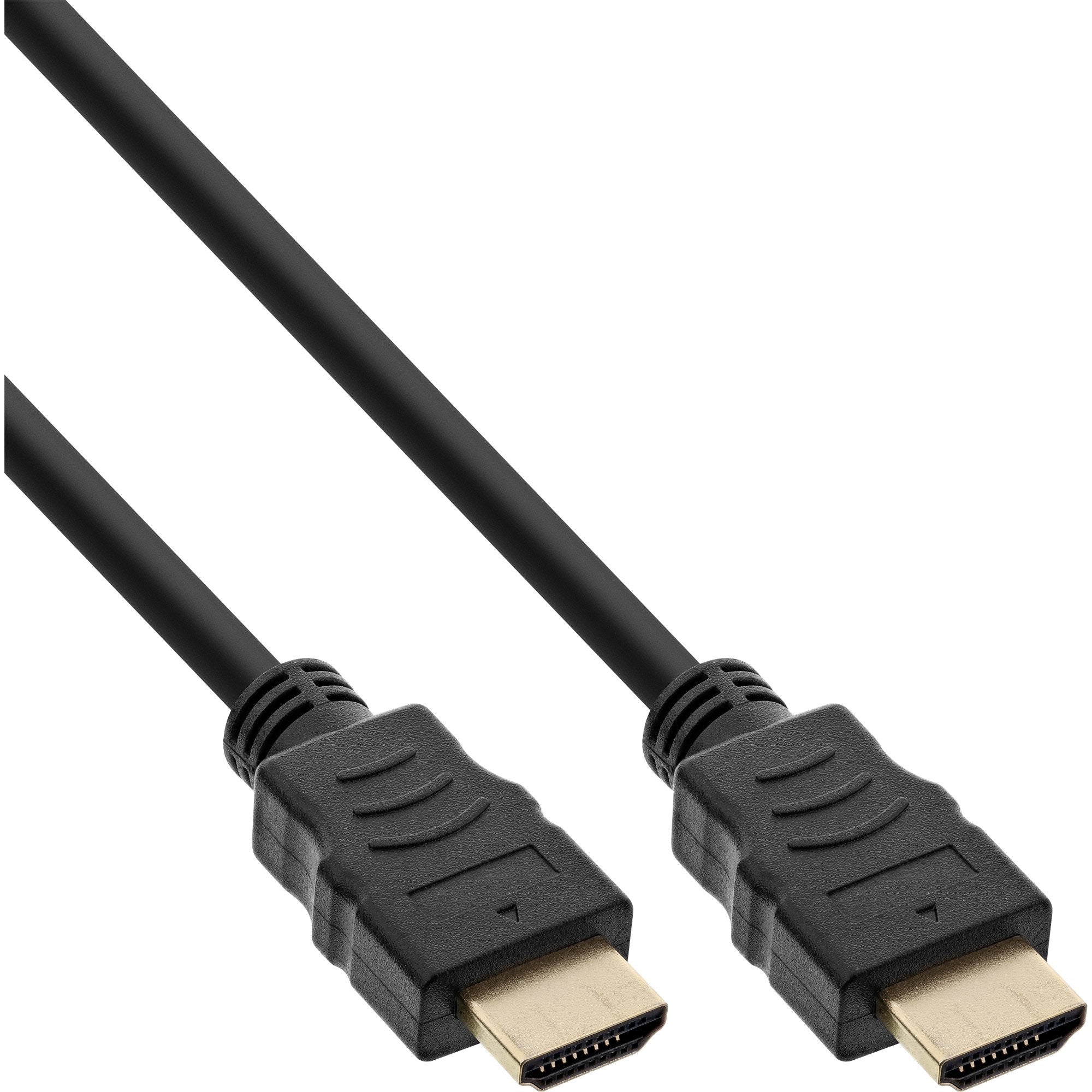Pack 15ud. Bulk-Pack Inline® Hdmi High Speed Cable With Ethernet Macho A Macho Gold Plated Black 5m