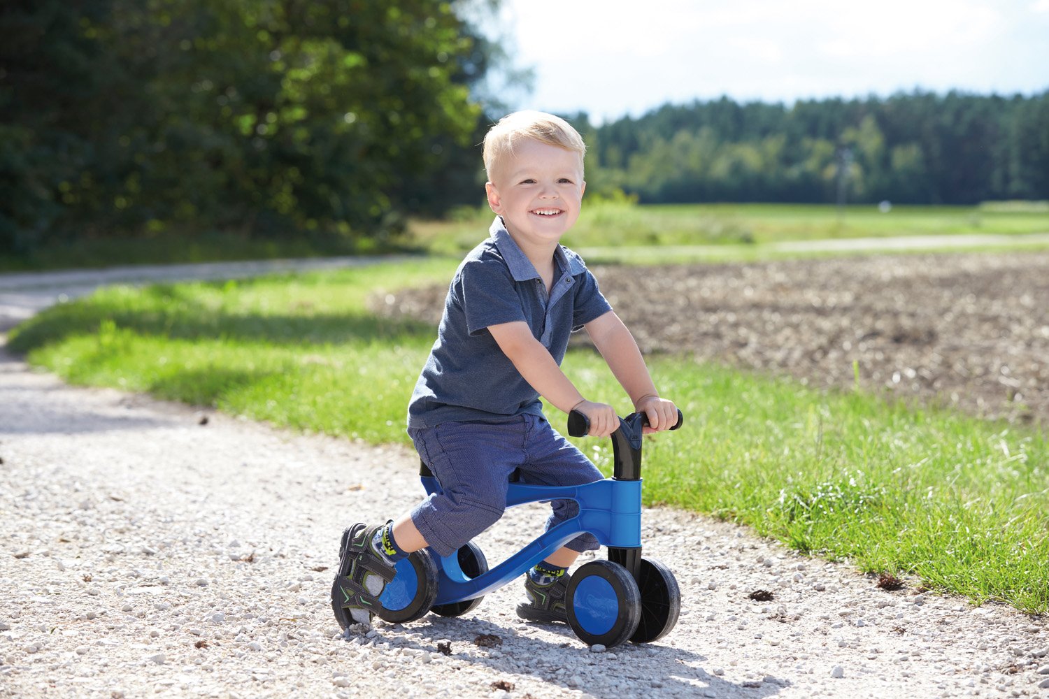 EAN 4006942812509 - Lena 07168 scooter Niños Patinete de cuatro ruedas Negro, Azul imagen 5