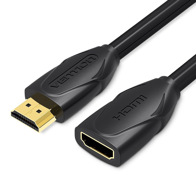Cable Alargador Hdmi Vention Vaa-B06-B100 Hdmi Macho Hdmi Hembra 1m Negro
