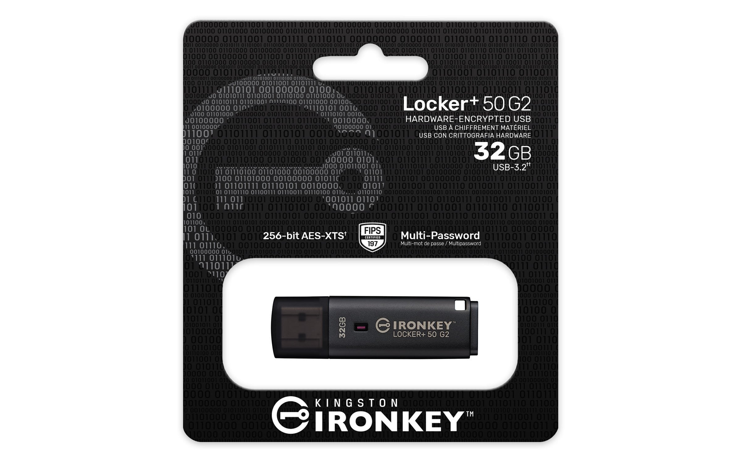 Stick Kingston Ironkey Locker+50 G2 32gb Secure