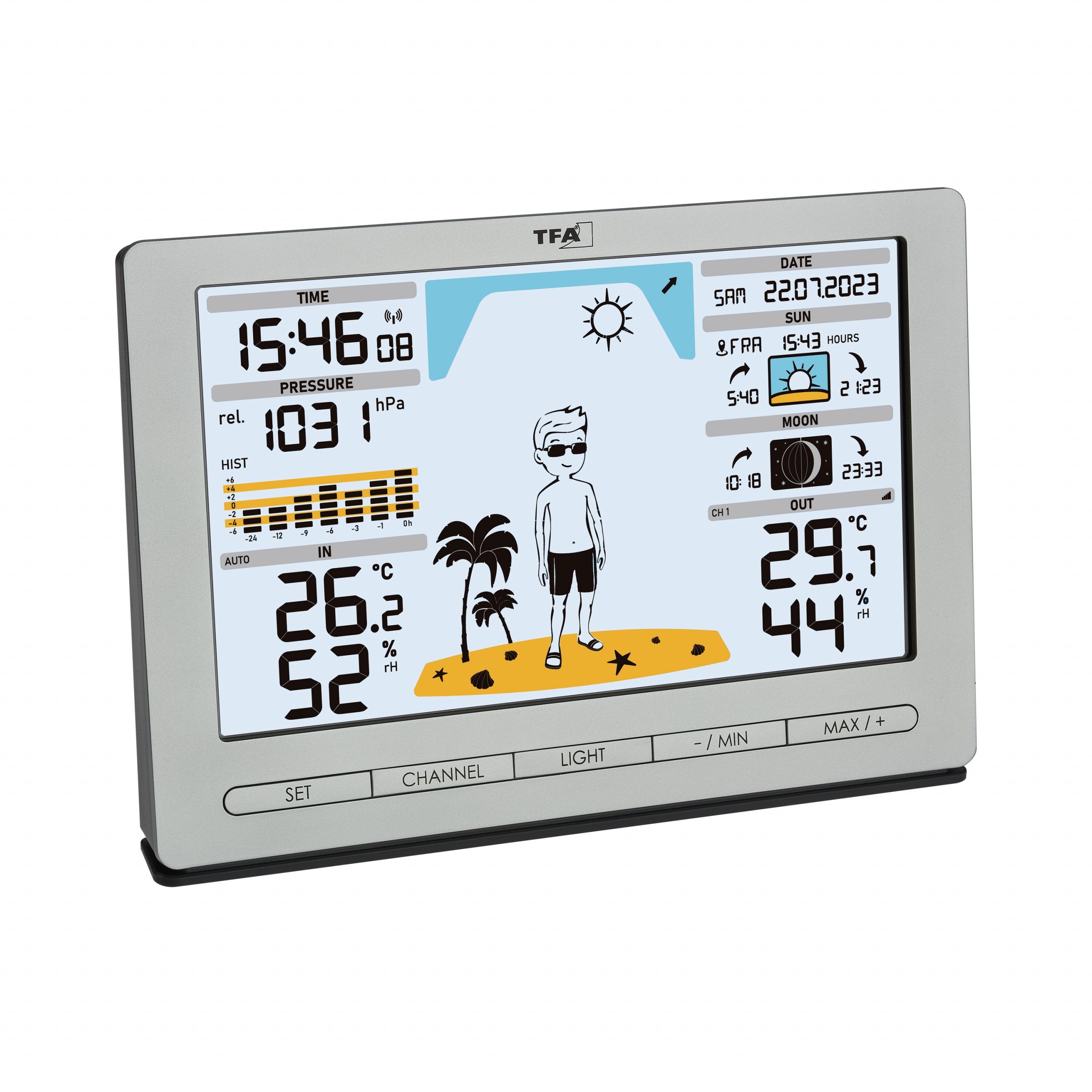 Tfa 35.1097.54 Estación Meteorológica Silver Meteo Jack