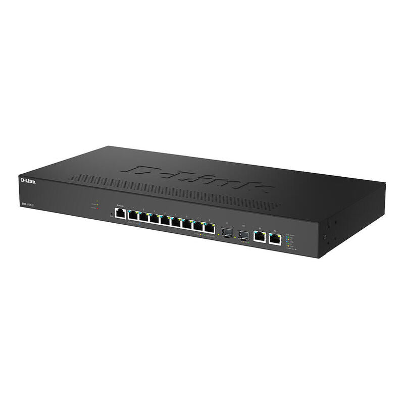 12-Port 2.5g Multi-Gigabit Smart Managed Switch With 2 X 10gbase-T And 2 X 10g Sfp+ Ports   - 8 X 100/1000/2.5gbase-T Ports  - 2 X 1