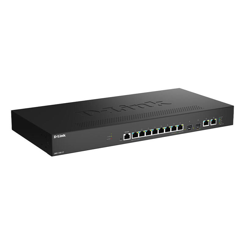12-Port 2.5g Multi-Gigabit Smart Managed Switch With 2 X 10gbase-T And 2 X 10g Sfp+ Ports   - 8 X 100/1000/2.5gbase-T Ports  - 2 X 1