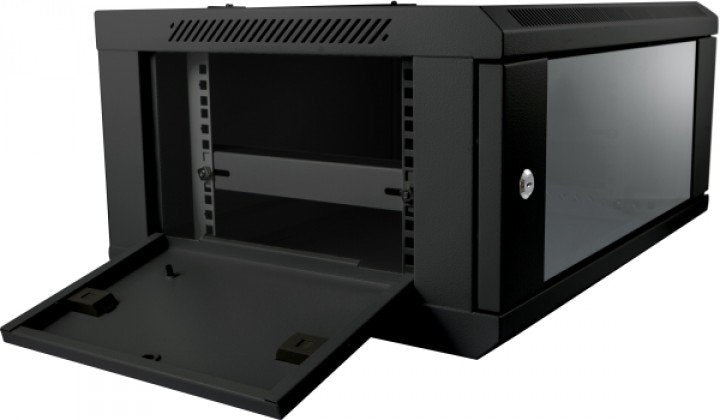 Allnet 19\"Wandgehäuse, 15he, 1-Teilig, T600mm, Negro, Smc-Serie,