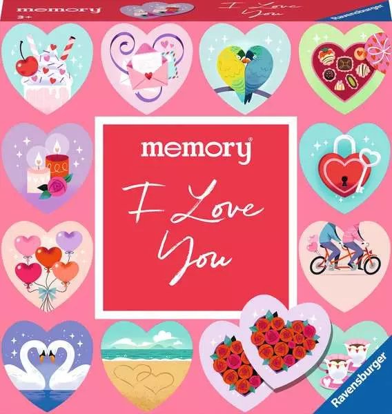 Momentos De Memoria De Ravensburger - Te Amo, Juego De Memoria 22398