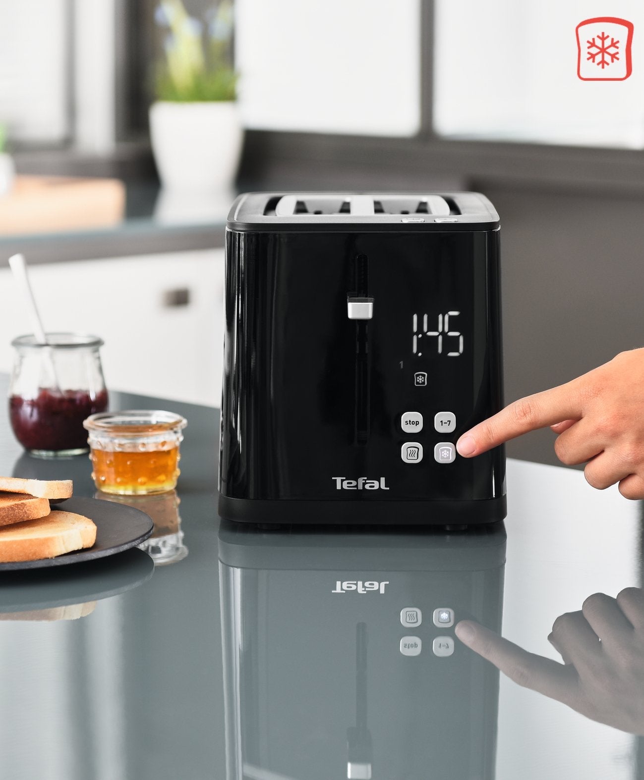 Tostadora Tefal Tt640810  2 Rebanada(S) Negro 850 W