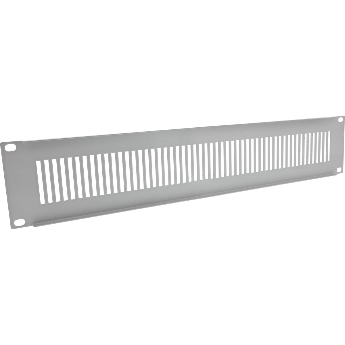 Panel Ciego Inline De 19" Perforado, 2u, Gris Ral 7035